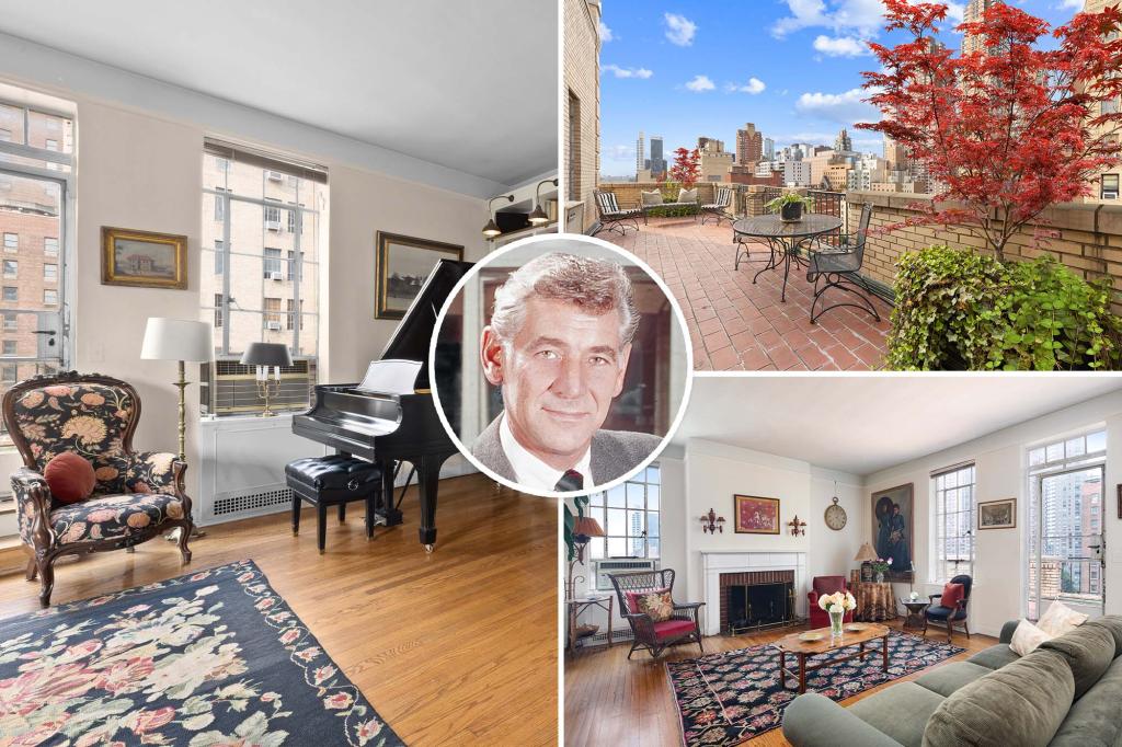 Exclusive | Leonard Bernstein's family sells NYC penthouse where they hosted parties and ran errands for the maestro